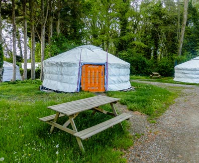 extérieur yourtes camping